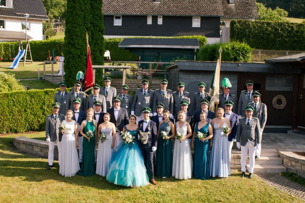 Königspaar, Hofstaat & Vorstand, Schützenfest 2022